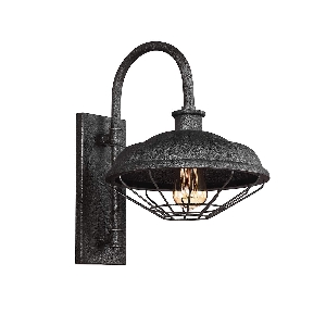 Elstead Lennex 1 Wandleuchte - Schiefergrau Metall FE-LENNEX1
