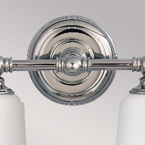 Elstead Huguenot Lake 2 Light Wandleuchte - Poliertes Chrom FE-HUGOLAKE2BATH