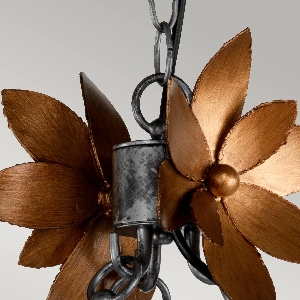 Elstead Simone 6 Kronleuchter - Bronze und Gold FB-SIMONE6