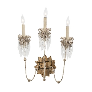 Elstead Venetian 3 Wandleuchte - Beige Patina & Gold FB-VENETIAN-W3