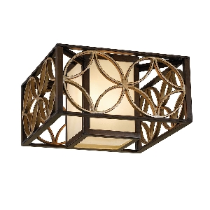 Elstead Remy 2 Flush - Heritage Bronze/Parissiene Gold FE-REMY-F