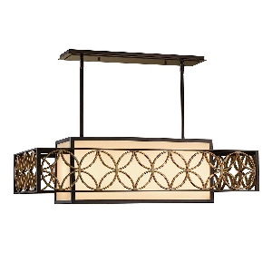 Elstead Remy 4-Pendelleuchte - Heritage Bronze/Parissiene Gold FE-REMY-P-A