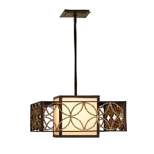 Elstead Remy 1 Pendelleuchte Kronleuchter - Heritage Bronze/Parissiene Gold FE-REMY-P-B