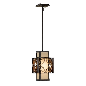 Elstead Remy 1 Pendelleuchte - Heritage Bronze/Parissiene Gold FE-REMY-P-C