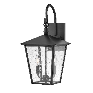 Huntersfield 2 Light Medium Wandlaterne - Schwarz von Elstead