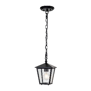 Elstead Huntersfield 1 Light Small Kettenlaterne - Schwarz HK-HUNTERSFIELD8-S-BK