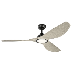 Elstead Imari - 65in / 165cm Ventilator - Satin Schwarz KLF-IMARI-65-SBK