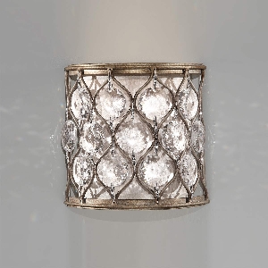 Serie LUCIA VON ELSTEAD von Elstead von Elstead Lucia 1 Wandleuchte - Brüniertes Silber FE-LUCIA1