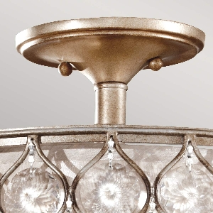  von Elstead Lucia 1 Leuchte - Brüniertes Silber FE-LUCIA-SF