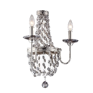 Elstead Malia 2 Wandleuchte - Nickel poliert FE-MALIA2