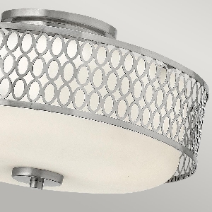 von Elstead Jules 3 Light Flush - Gebürstetes Nickel HK-JULES-F-BN