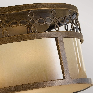Elstead Justine 3 Licht bündig - Astral Bronze FE-JUSTINE-F