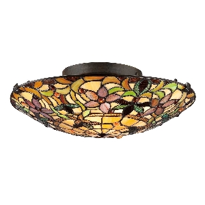 Elstead Kami 2 Licht bündig - Vintage Bronze QZ-KAMI-F
