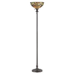 Elstead Kami 1 Licht Taschenlampe - Vintage Bronze QZ-KAMI-UL