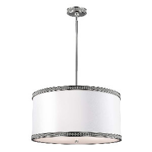 Elstead Hängeleuchte, Pendelleuchten & Hängelampen von Elstead Pave 3 Pendelleuchte - Nickel poliert FE-PAVE-P-M
