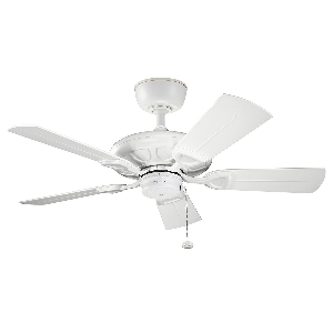 Elstead Kevlar - 42in / 107cm Ventilator - Mattweiß KLF-KEVLAR-42-WHT