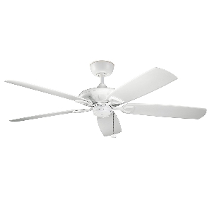 Elstead Kevlar - 60in / 152cm Ventilator - Mattweiß KLF-KEVLAR-60-WHT