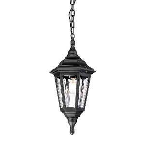Elstead Kinsale 1 Lichtkette Laterne - Schwarz KINSALE-CHAIN