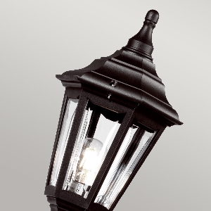 Elstead Kinsale 1 Lichtmast - Schwarz KINSALE-POST