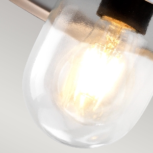 Elstead Klampenborg 1 Licht Wandlaterne - Silber KLAMPENBORG
