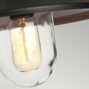 Elstead Klampenborg 1 Lichtketten-Laterne - Schwarz KLAMPENBORG8-BK