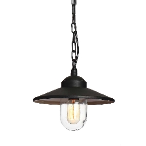 Elstead Klampenborg 1 Lichtketten-Laterne - Schwarz KLAMPENBORG8-BK