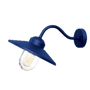 Elstead Klampenborg 1 lt Wandlaterne - Marineblau KLAMPENBORG-NVB
