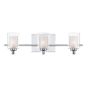 Kolt Aplique de pared de 3 luces - Cromo pulido von Elstead