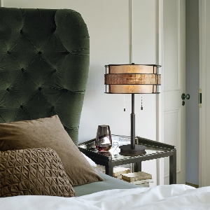 Elstead Laguna 2 Light Tischleuchte - Renaissance Kupfer QZ-LAGUNA-TL