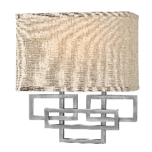 Elstead Lanza 2 Light Wandleuchte - Nickel antik HK-LANZA2-AN