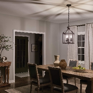 Elstead Larkin 3 Licht Medium Pendelleuchte - Alte Bronze KL-LARKIN-P-M-OZ