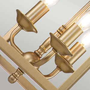 Elstead Larkin 3 Light Medium Pendelleuchte - Naturmessing lackiert KL-LARKIN-P-M-PNBR