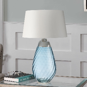 Elstead Lena 2 Tischleuchte LENA-TL-L-BLUE-OWSS