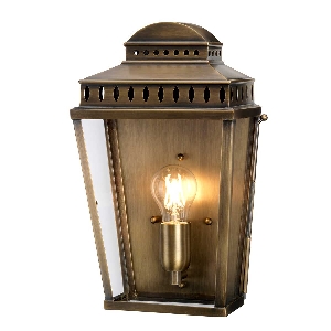 Mansion House 1 Light Wall Lantern - Aged Brass von Elstead