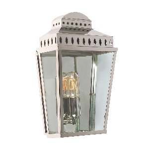 Mansion House 1 Light Wall Lantern - Polished Nickel von Elstead