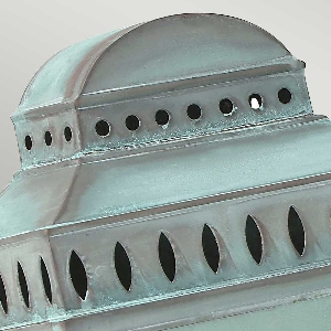 Serie MANSION HOUSE VON ELSTEAD von Elstead von Elstead Mansion House 1 Light Wall Lantern - Verdigris MANSION-HOUSE-V