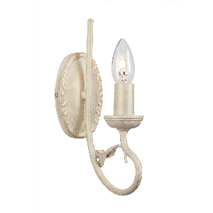 Elstead Olivia 1 Light Wall Light - Ivory/Gold Patina OV1-IVORY-GOLD