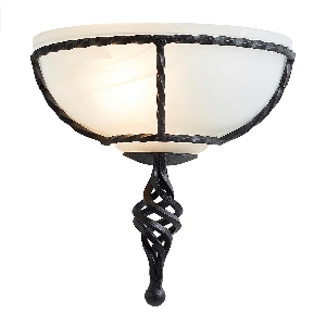 Elstead Pembroke 1 leichte Wandaufsatzleuchte - Schwarz PB-WU-BLACK