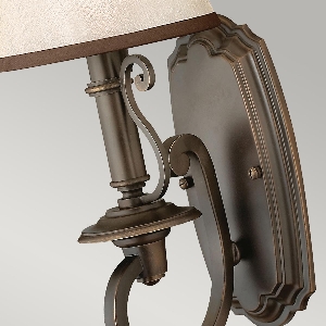 Serie PLYMOUTH VON ALLE von Alle von Elstead Plymouth 1 leichte Wandleuchte - Alte Bronze HK-PLYMOUTH1