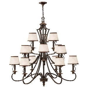 Plymouth 15 Licht Kronleuchter - Alte Bronze von Elstead Plymouth 15 Licht Kronleuchter - Alte Bronze von Elstead