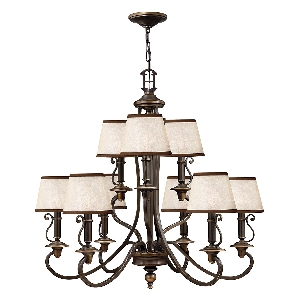 Plymouth 9 Licht Kronleuchter - Alte Bronze von Elstead Plymouth 9 Licht Kronleuchter - Alte Bronze von Elstead