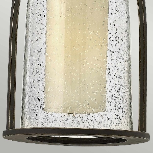 Hängeleuchten & Deckenlampen für außen von Elstead Quincy 1 Light Medium Kettenlaterne - ölgeriebener Bronze HK-QUINCY8-M