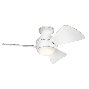 Sola - 86cm / 34 Zoll Ventilator - Mattweiß von Elstead
