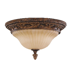 Elstead Sonoma Valley 2 Light Flush - Alterndes Schildpatt FE-SONOMAVALLEY-F