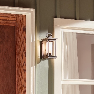 Elstead South Hope 1 Licht kleine Wandlaterne - Rubbed Bronze KL-SOUTH-HOPE-S