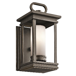 Elstead South Hope 1 Licht kleine Wandlaterne - Rubbed Bronze KL-SOUTH-HOPE-S