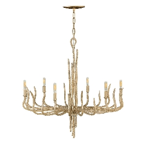 Elstead Spyre 6 Licht Kronleuchter - Champagner Gold HK-SPYRE6C-CPG