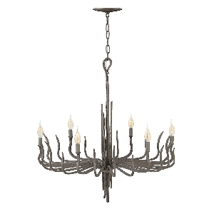 Elstead Spyre 6 Licht Kronleuchter - Metallisch Matte Bronze HK-SPYRE6C-MMB