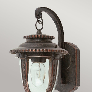 Elstead St Louis 1 Licht Medium Wandlaterne - Verwitterte Bronze STL2-M-WB