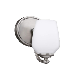 Elstead Vintner 1 leichte Wandleuchte - Satin Nickel FE-VINTNER1